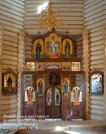 Иконостас Свято-Введенского храма, Вологодская область.  - фото 1