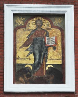 Фреска Спаса Смоленского на Спасской башне