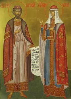 Святые благоверные князь Петр и княгиня Феврония
