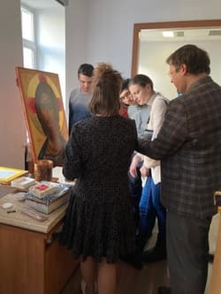 Иконописная мастерская организовала просветительскую встречу для Благотворительного Фонда «Качество жизни»